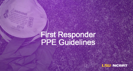 First Responder PPE Guidelines