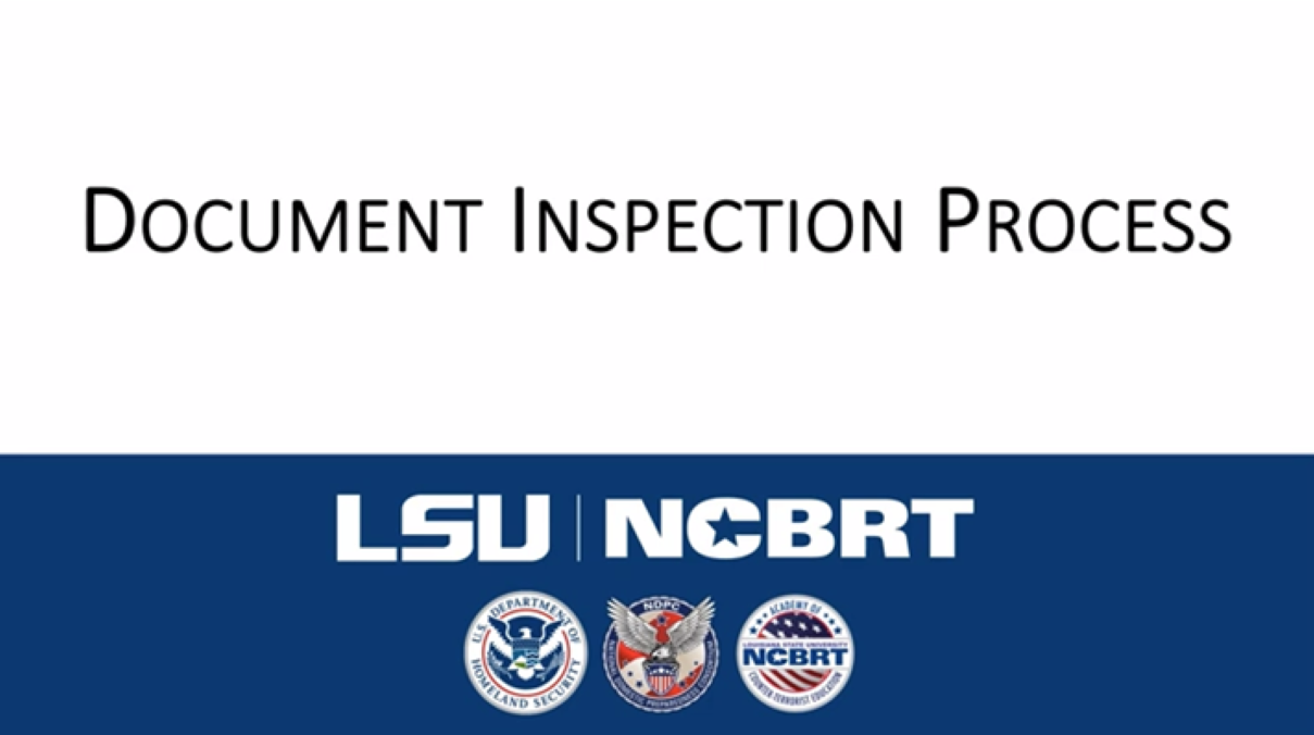 Document Inspection Process