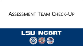Assessment Team Check-Up slide preview