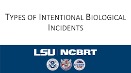 Intentional Biological Incidents slide preview