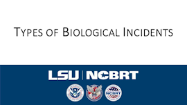 Types of Biological Incidents slide preview