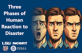 Three Phases of Human Reaction to Disaster slide preview
