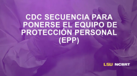 CDC Secuencia para Ponerse y Quitarse EPP slide preview