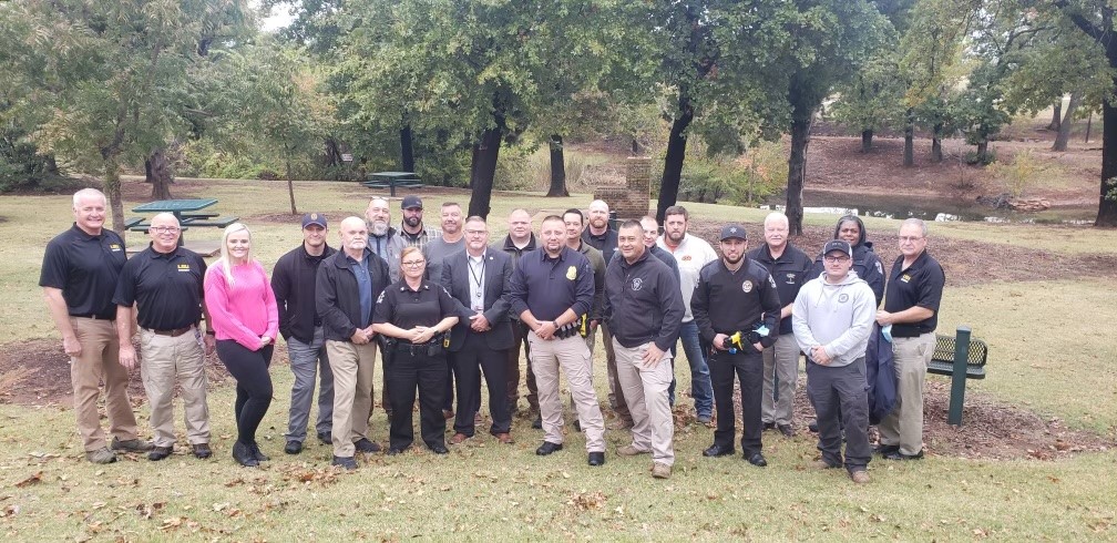 Participants from the Site Protection through Observational Techniques course in Oklahoma City, OK which was held earlier in November.