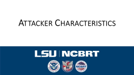 Attacker Characteristics slide preview