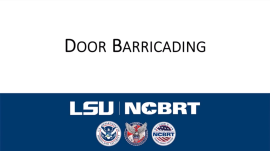 Door Barricading slide preview