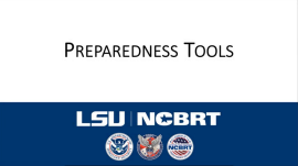 Preparedness Tools