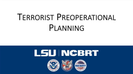 Terrorist Preoperational Planning slide preview